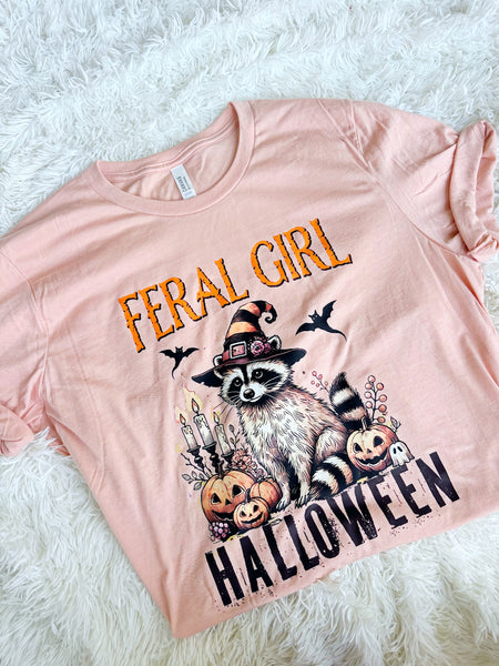 FERAL GIRL HALLOWEEN TEE