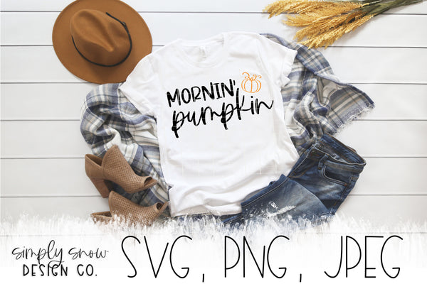 Morning Pumpkin Fall / Autumn Svg, Png, Jpeg, Instant Download, Silhouette Cut file, Cricut Cut File, Coffee SVG